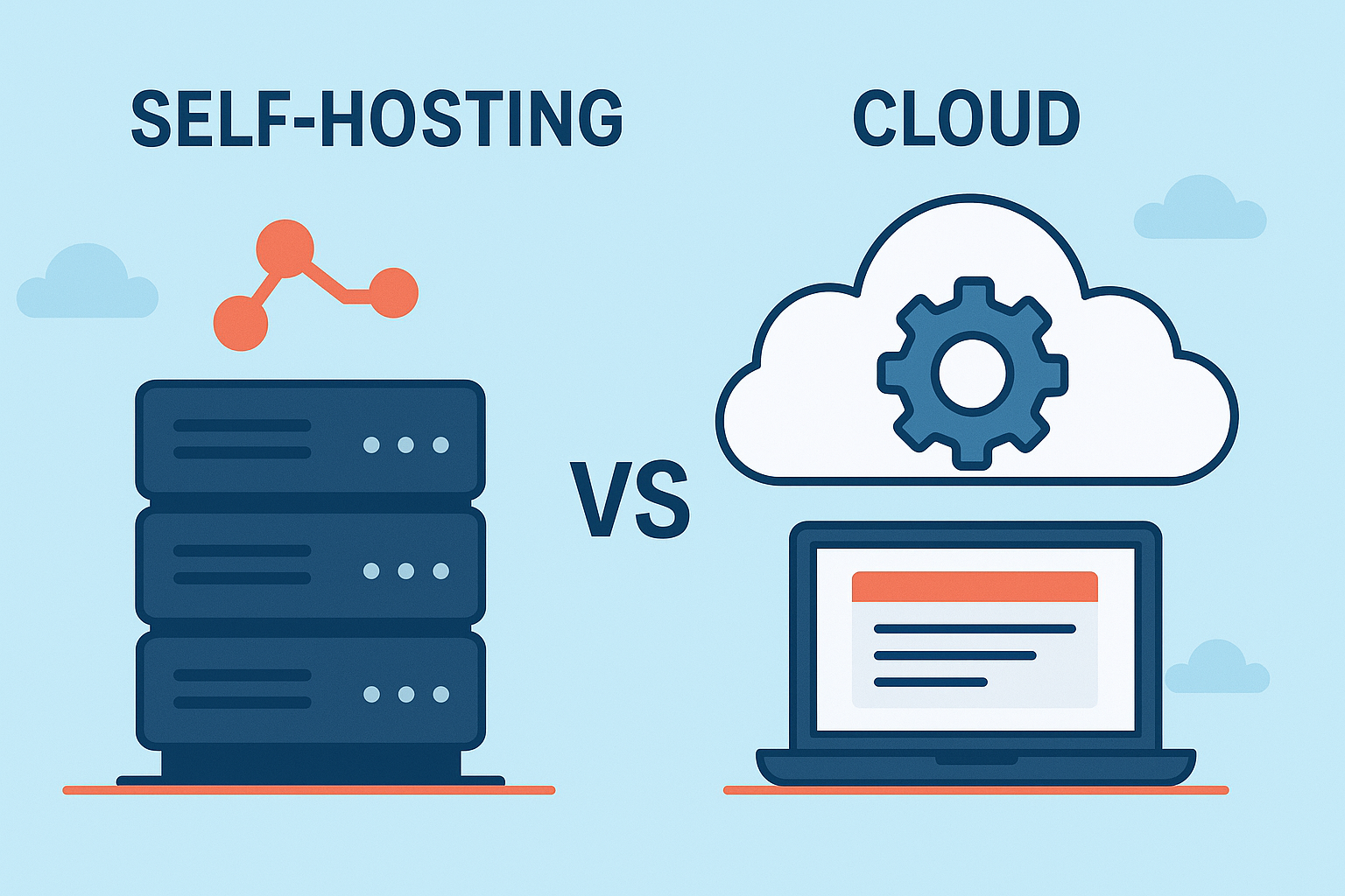 n8n self-hosted vs cloud: cuál elegir en 2026 según tu caso
